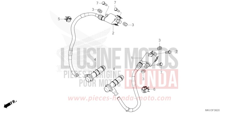 IGNITION COIL for Forza 750 CANDY CHROMOSPHERE RED (R381) from 2022